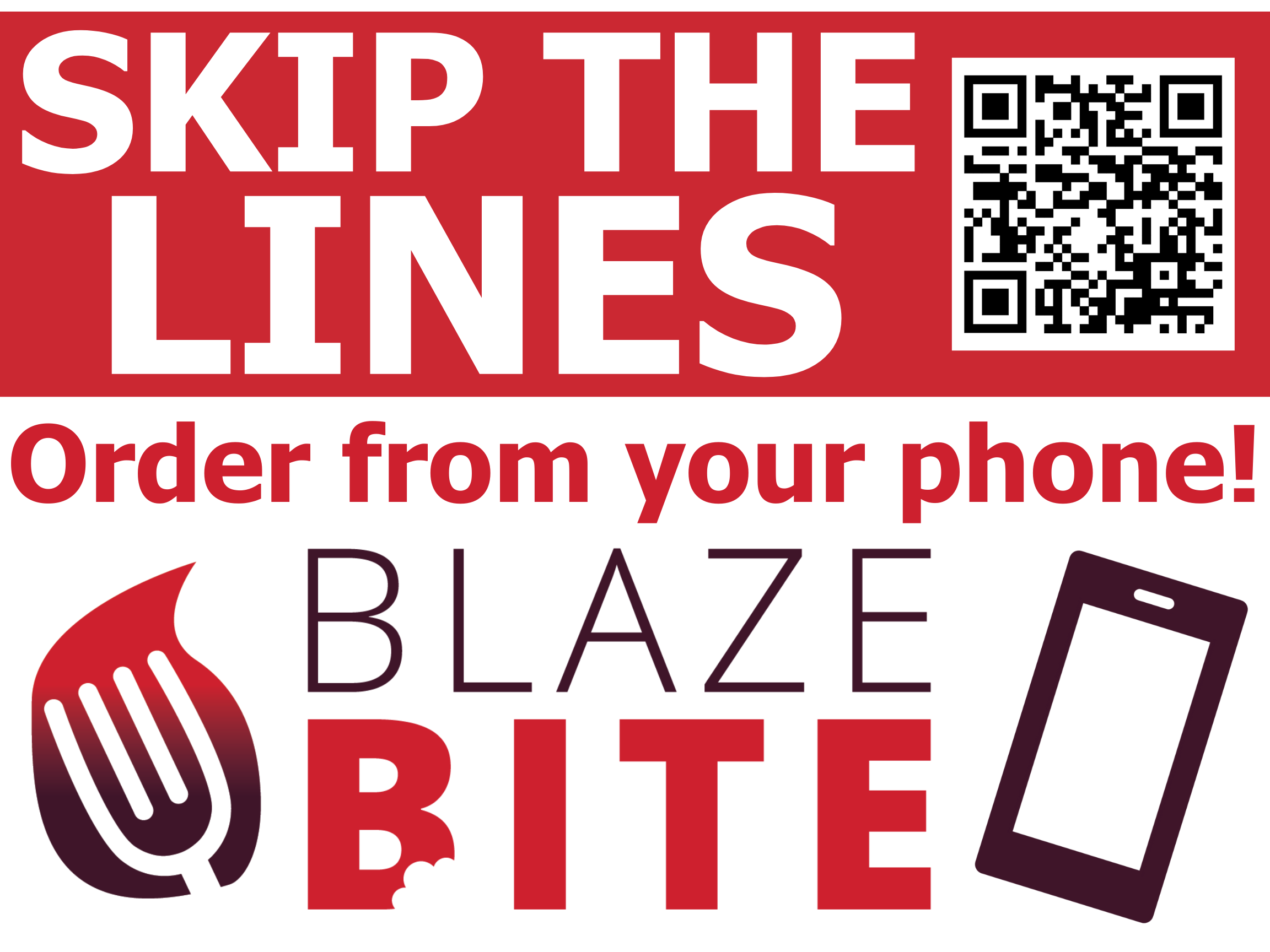 Skip The Lines — Yard Sign